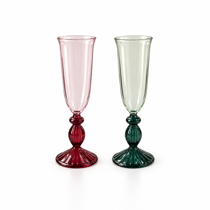 Emerald Sculpted Glass