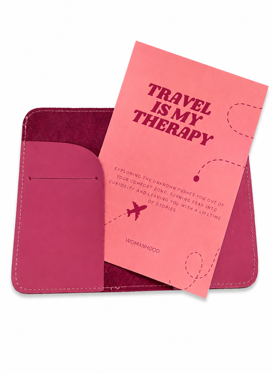 Passport to Anywhere — Genuine Leather Passport Holder Cover