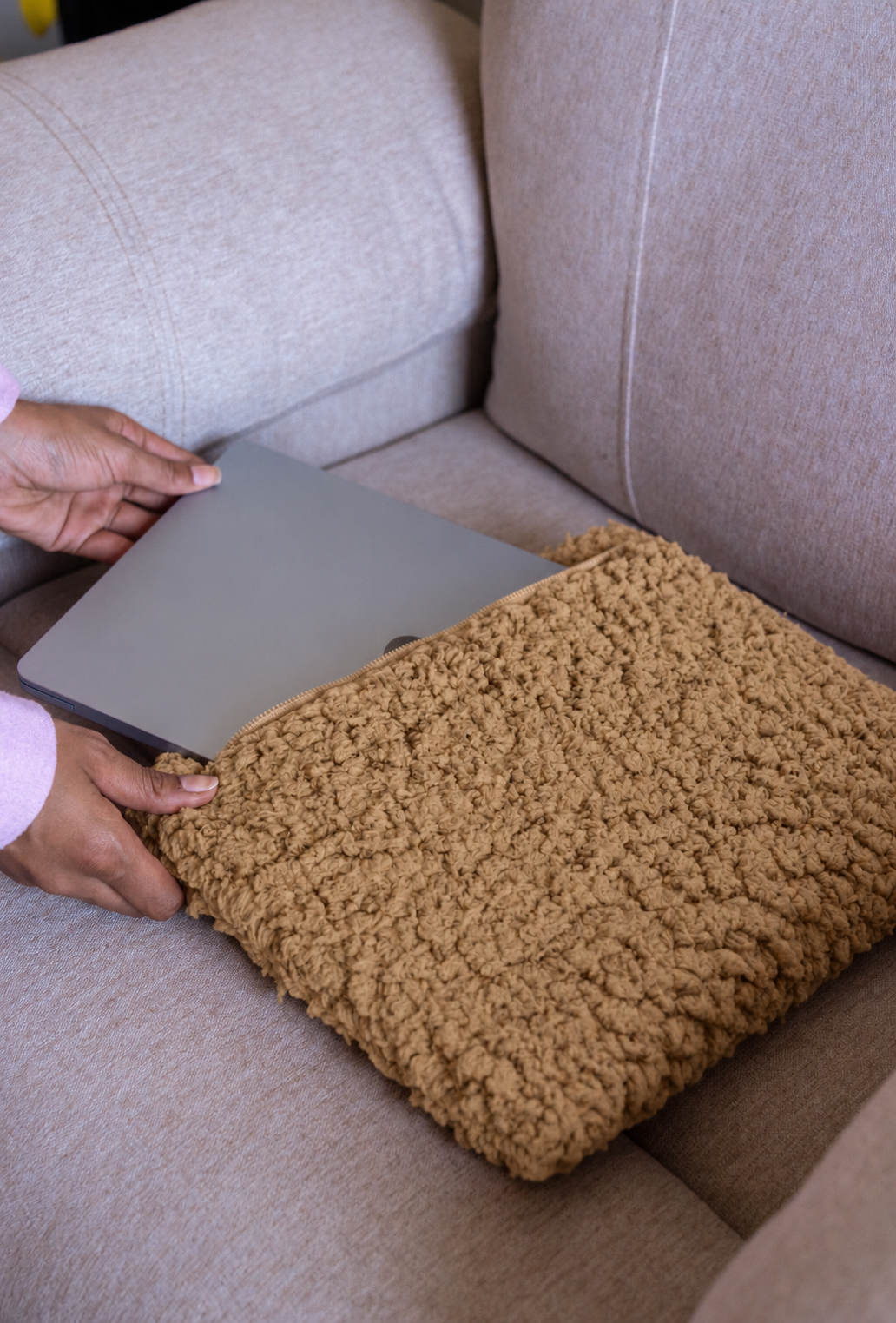 Blush Cloud iPad Sleeve