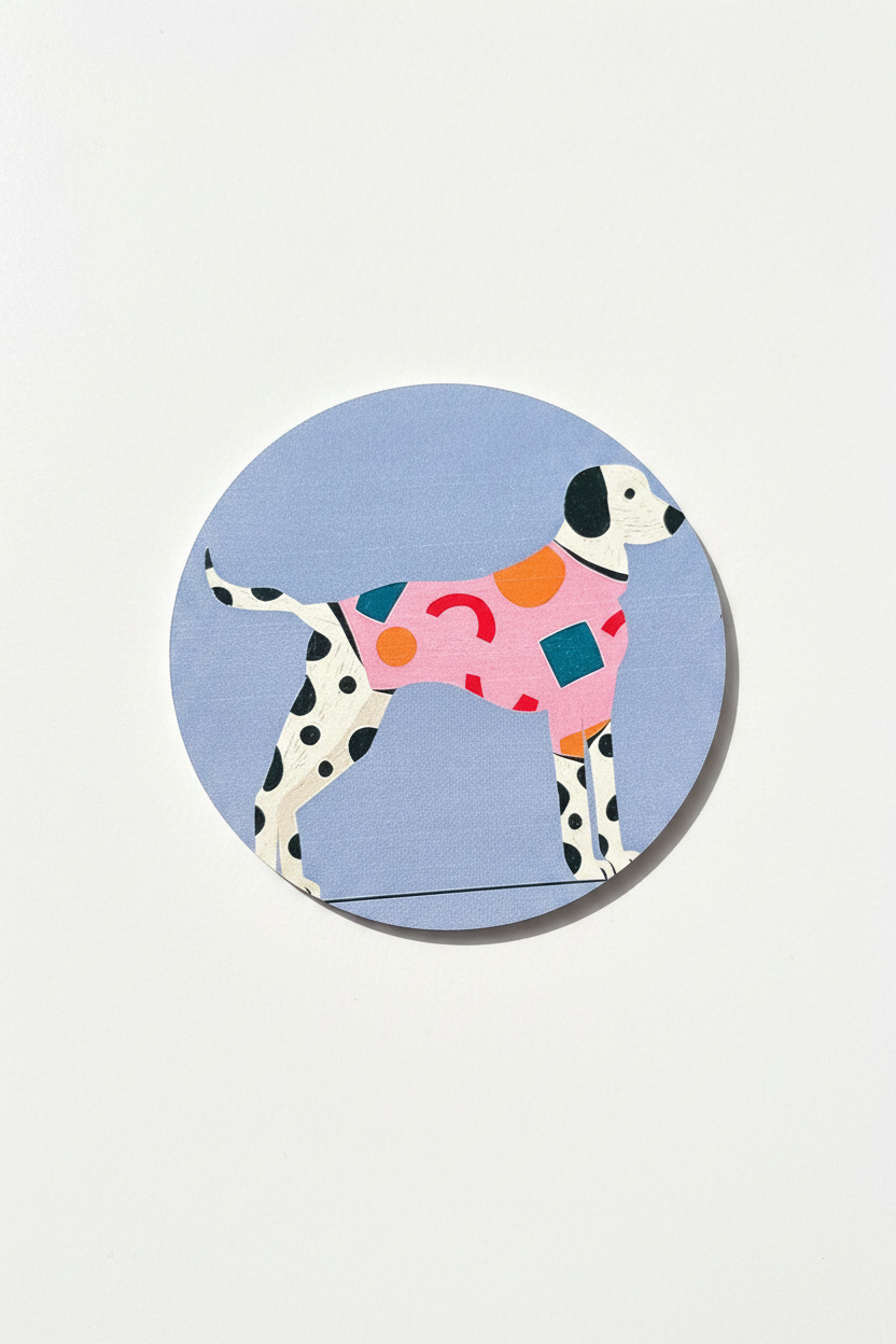 Paws & Coffee Coaster