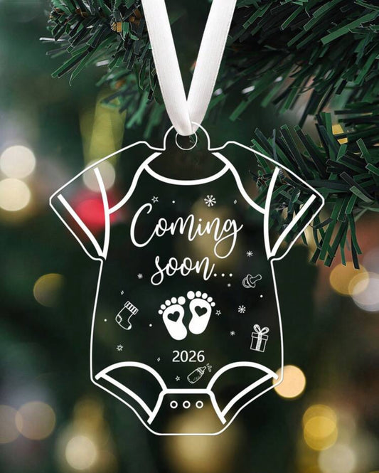 Baby Coming soon ornament