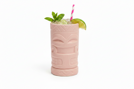 Blush Tiki Muse Ceramic Tumbler
