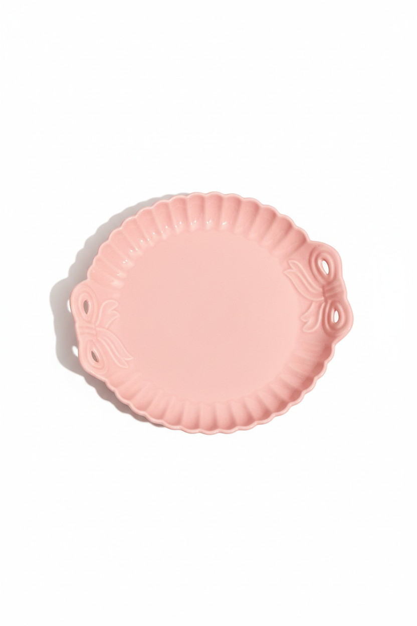 Maison Bow Blush Plate