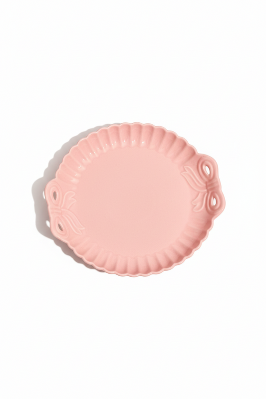 Maison Bow Blush Plate