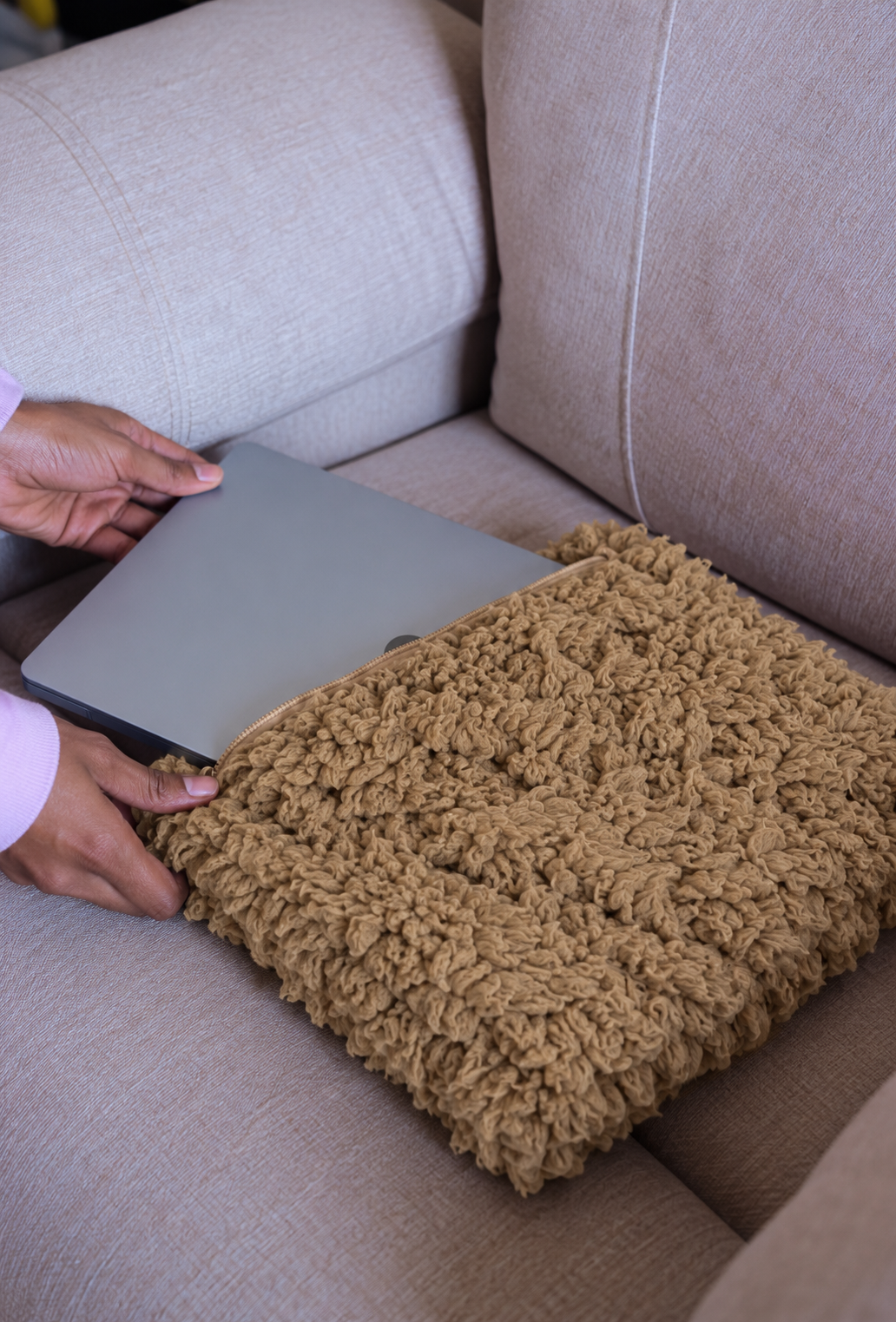 Blush Cloud iPad Sleeve