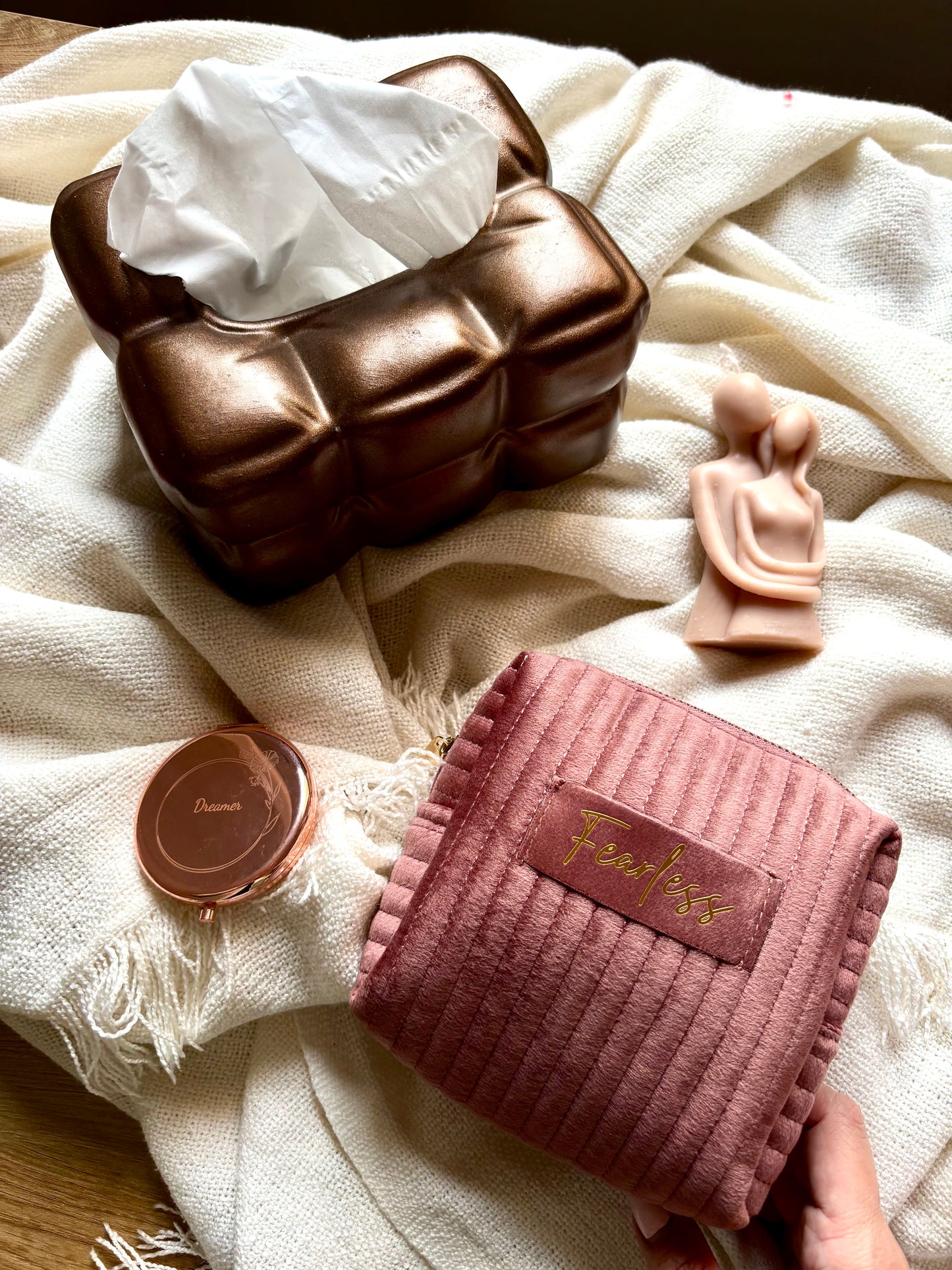 Chocolate tissue box