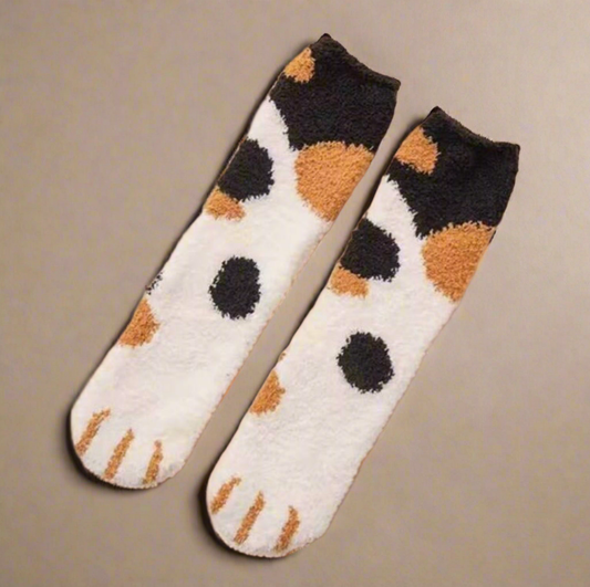Fluffy Cat Socks