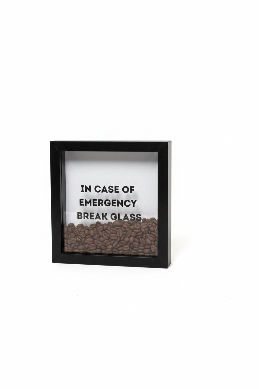 Coffee Emergency Box Frame