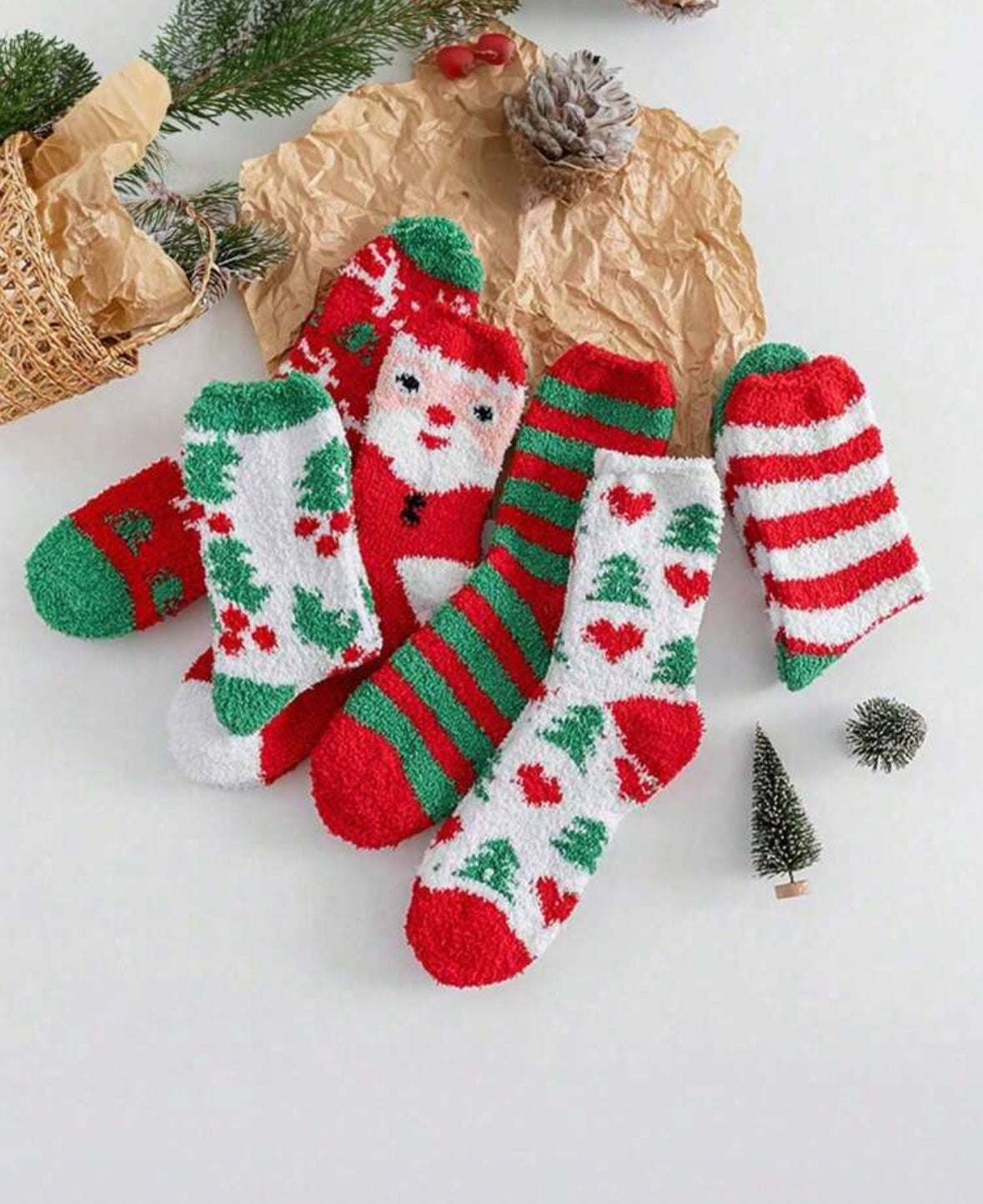 Cozy Christmas Fuzzy Socks