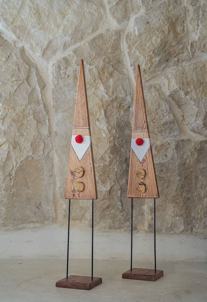 Scandi Claus| Handcrafted Wooden Christmas Decor Figuring