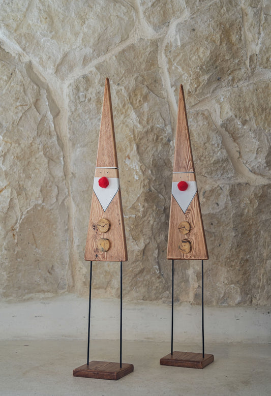 Scandi Claus| Handcrafted Wooden Christmas Decor Figuring