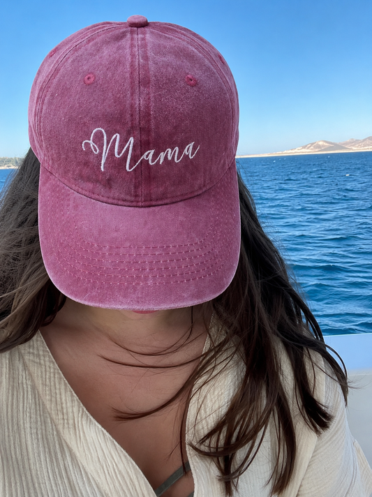 Mama Embroidered Cap| up to 60% off limited discount