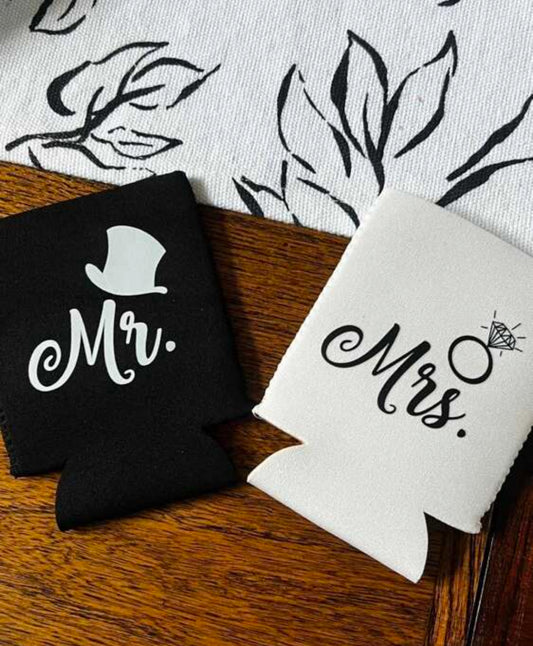 Bachelorette Can holders Bride& Groom