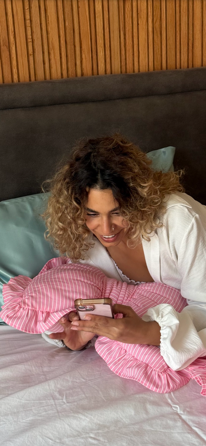 The Blush Bow Comfort Cushion