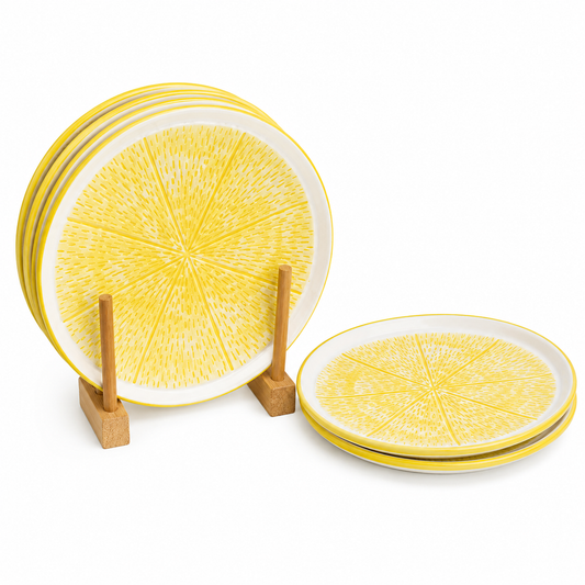 Coastal Citrus Plate Set | Mediterranean Summer plate