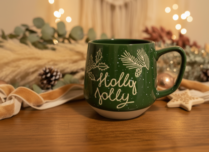 Holly Jolly Green Mug🌲| upto 60% limited discount✨