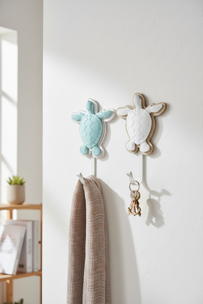 The Turtle Coastal Wall Hook Hanger