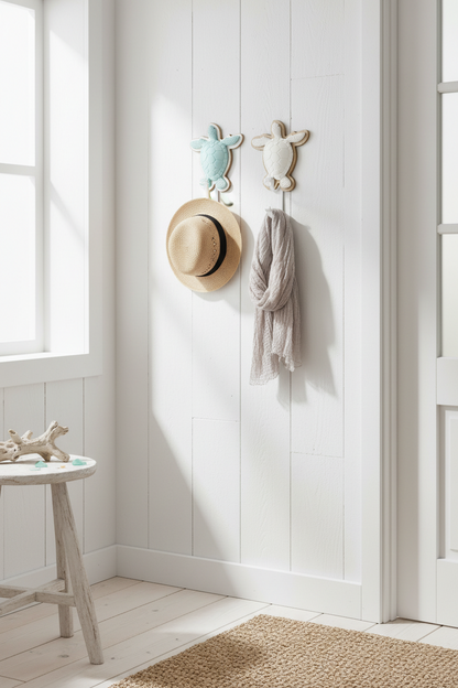 The Turtle Coastal Wall Hook Hanger