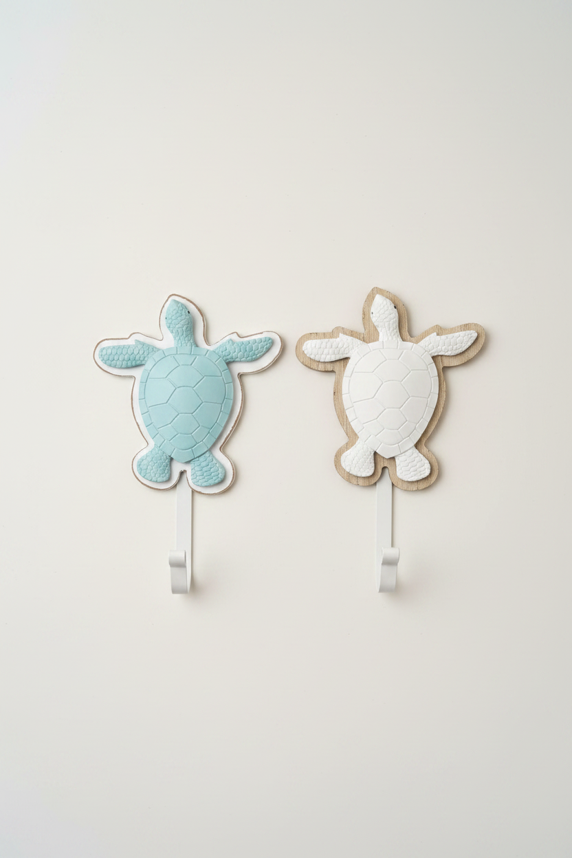 The Turtle Coastal Wall Hook Hanger