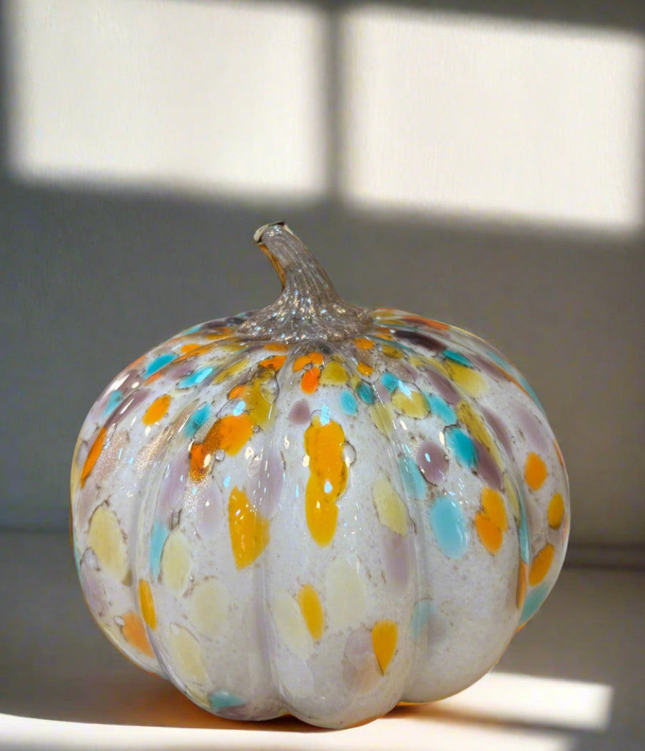 ✨ Confetti Glass Pumpkin