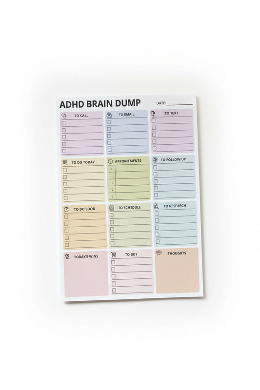 ADHD Brain Dump Notepad