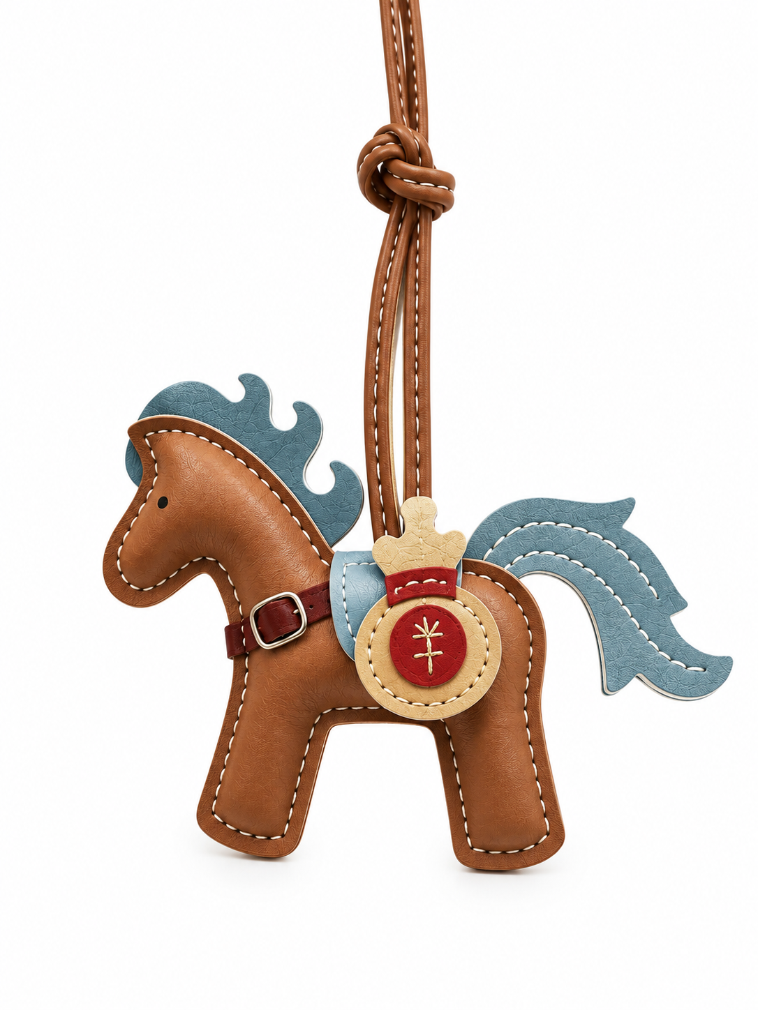 Saddle Up Horse Bag Charm | Brown aesthetic Bag Accessory