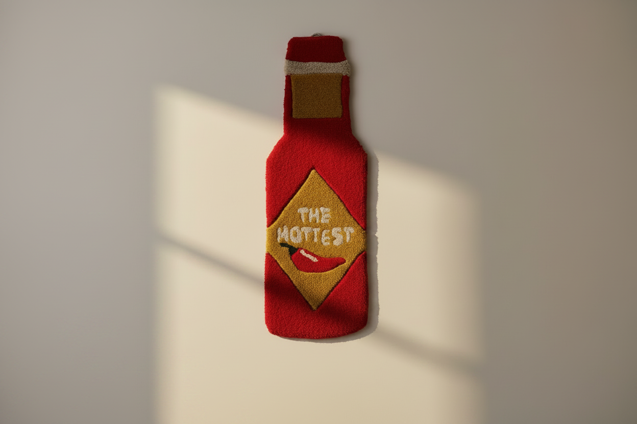 The Hottest — Handmade Statement Rug 🌶️