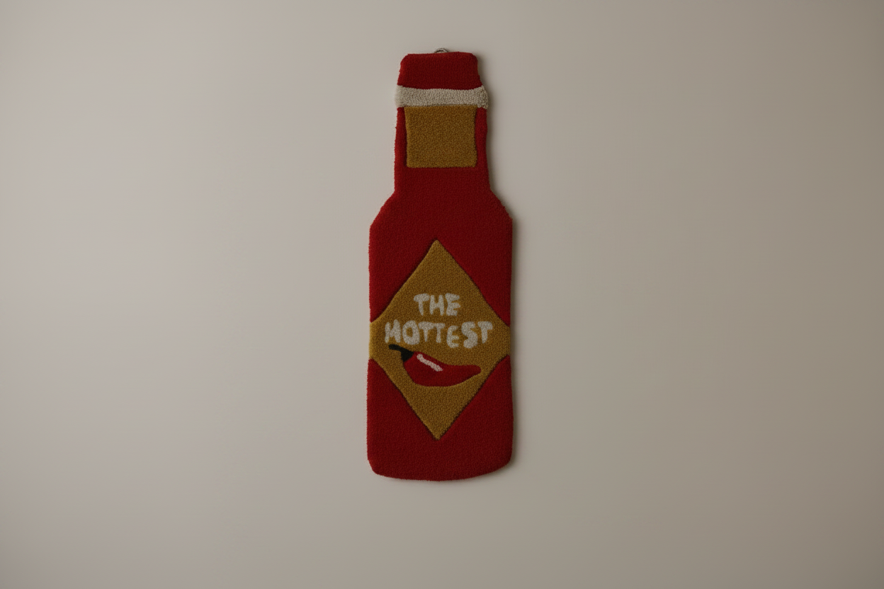 The Hottest — Handmade Statement Rug 🌶️