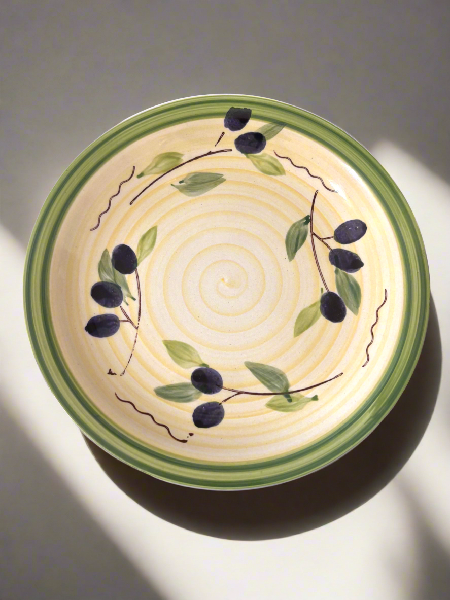 Olive Whirl Plate