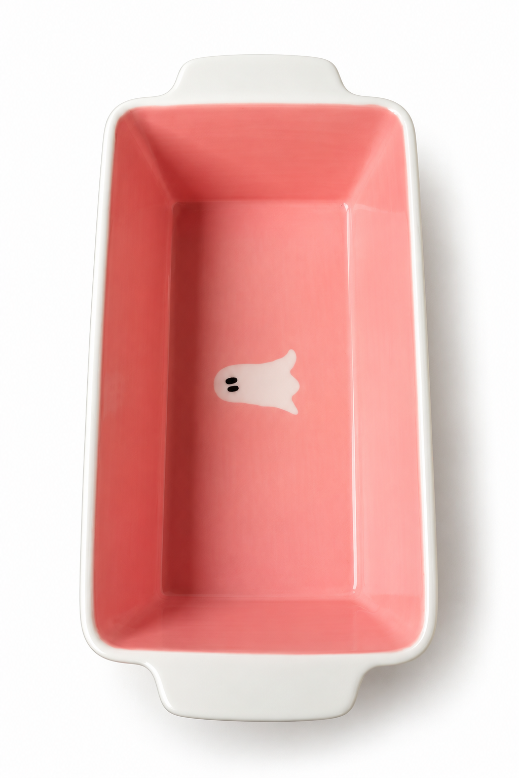Ghostly Pink Ceramic Baking Dish