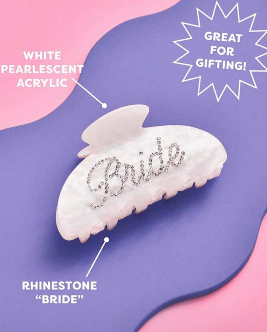 Bride hair claw clips