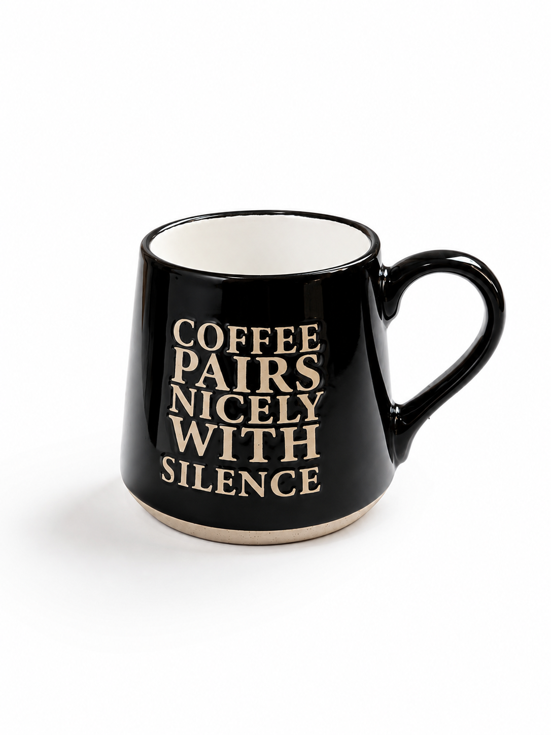 Coffee Pairs Nicely With Silence Mug