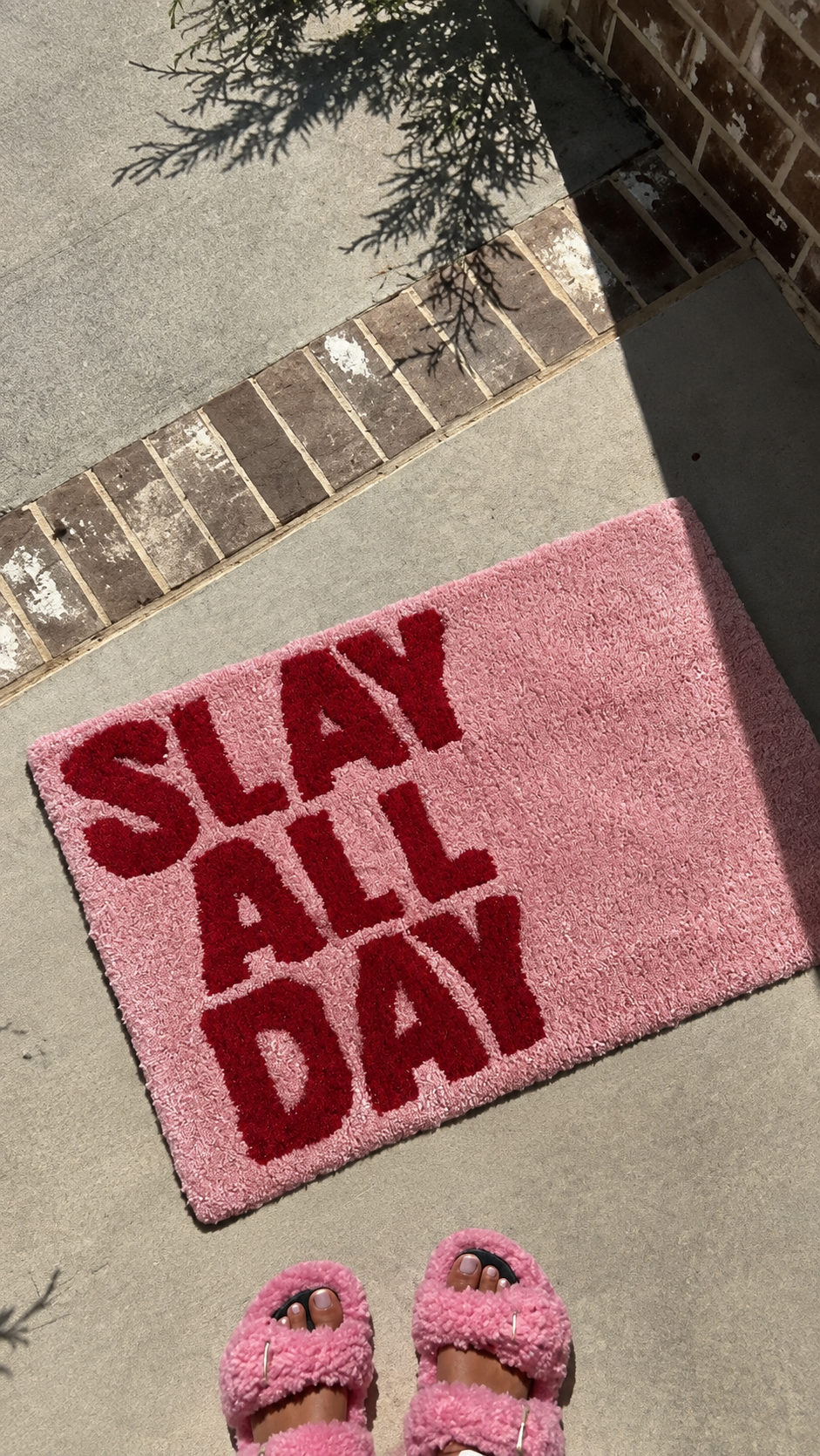 ✨ SLAY ALL DAY — Handmade Tufted Rug