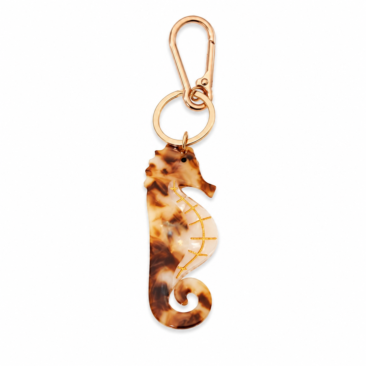 Seahorse Coastal Keychain