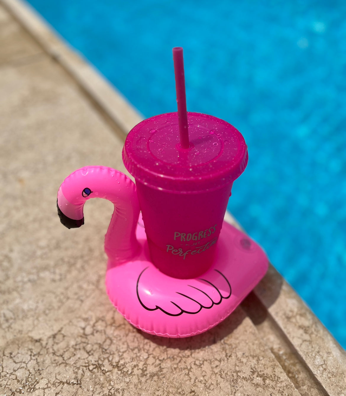 Flamingo cup holder