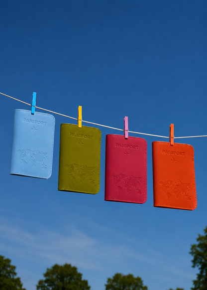 Passport to Anywhere — Genuine Leather Passport Holder Cover