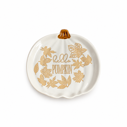 Hello Pumpkin Autumn Plate| serving tray
