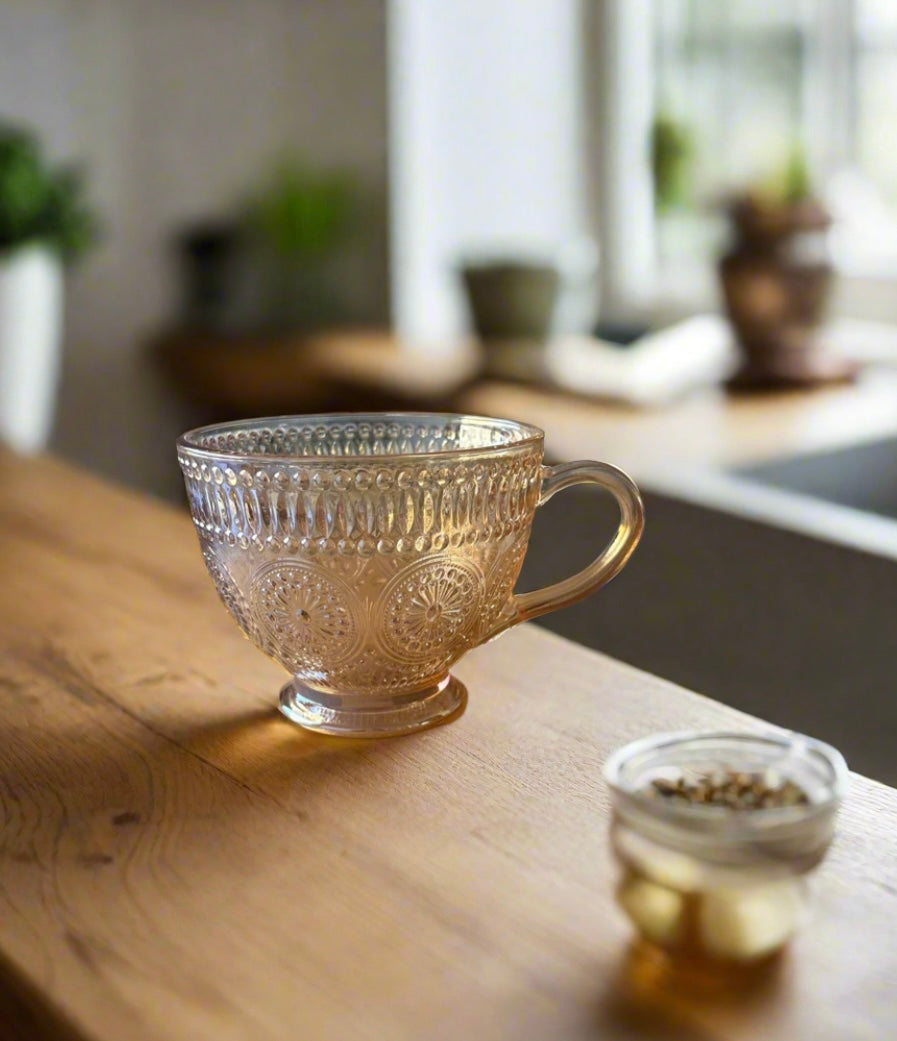 “Sip & Soften” Luxe Glass Mug