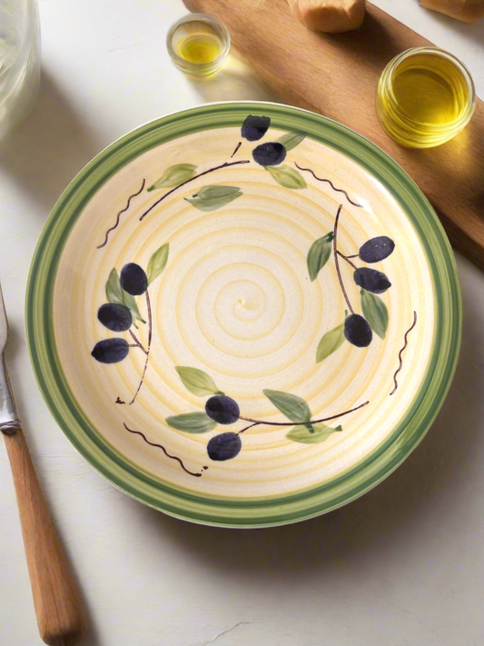 Olive Whirl Plate