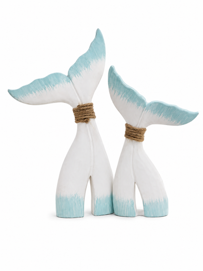 Coastal Whale Tail Decorative Sculpture – Available in 2 Sizes