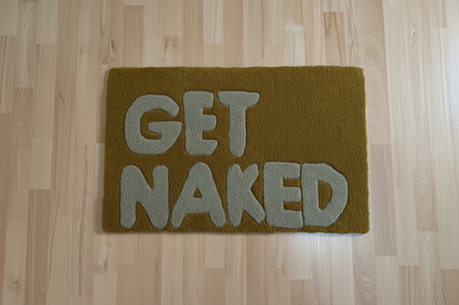 Get Naked Punch Needle Statement Rug