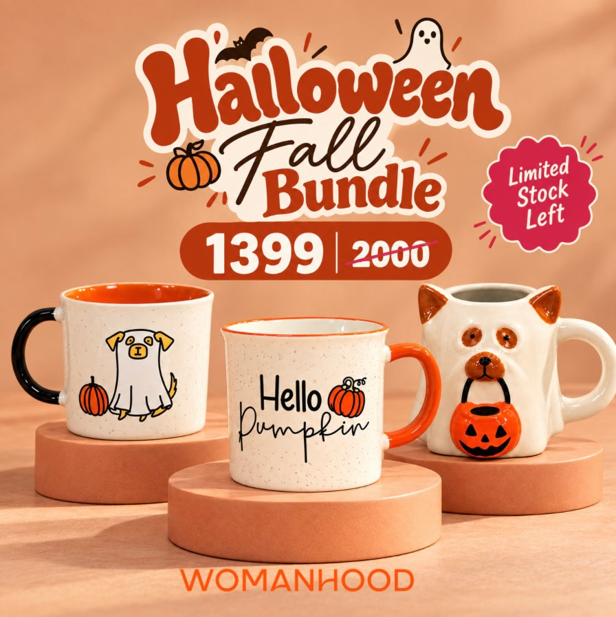Halloween Fall Mugs Bundle