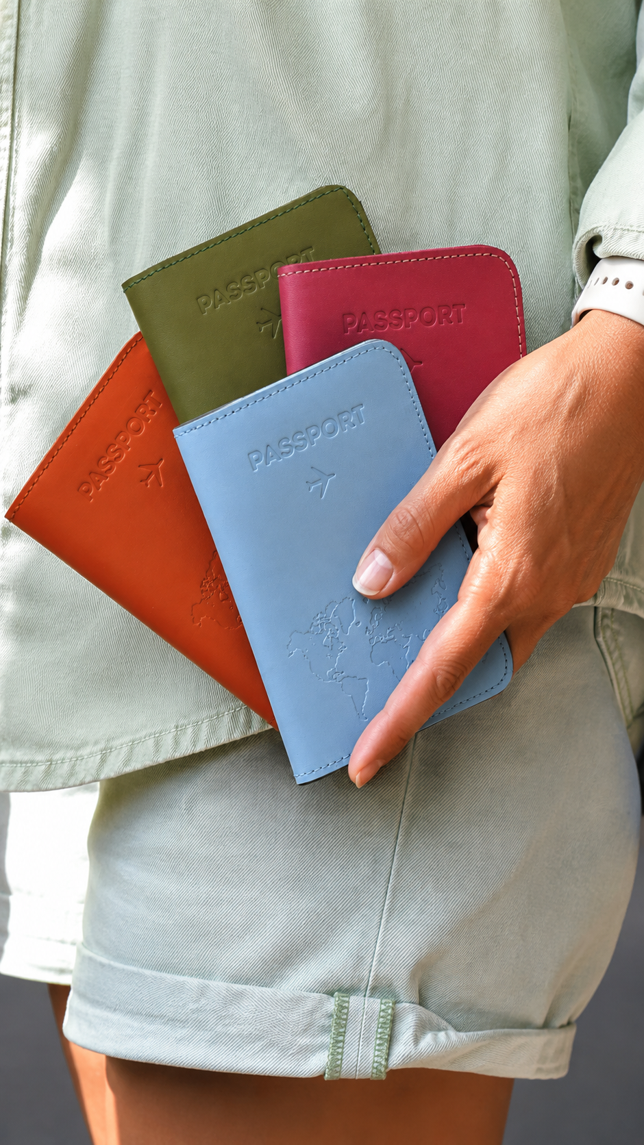 Passport to Anywhere — Genuine Leather Passport Holder Cover