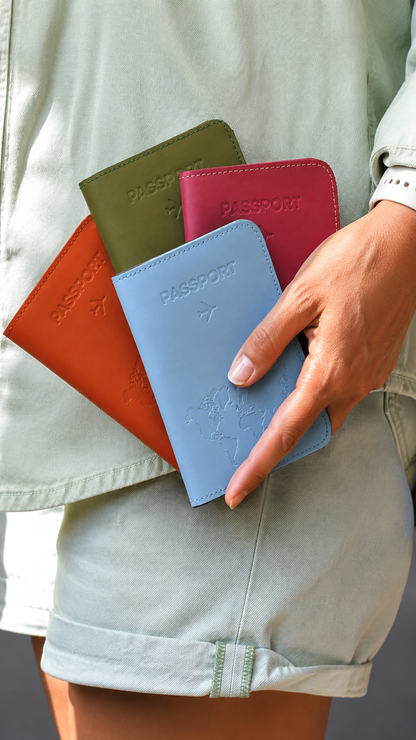 Passport to Anywhere — Genuine Leather Passport Holder Cover