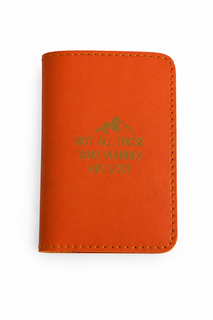 The Journey Passport Holder | Genuine Leather Passport Cover