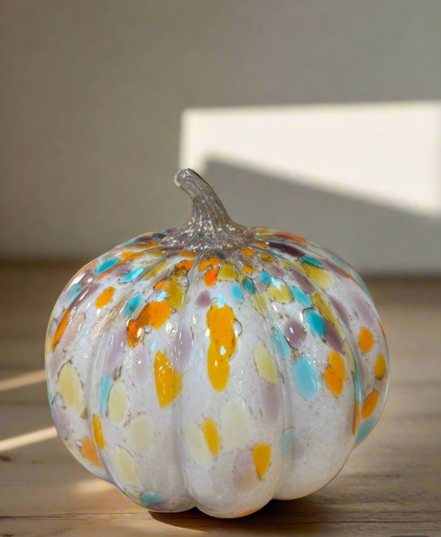 ✨ Confetti Glass Pumpkin