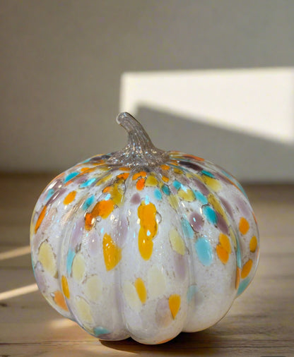 ✨ Confetti Glass Pumpkin