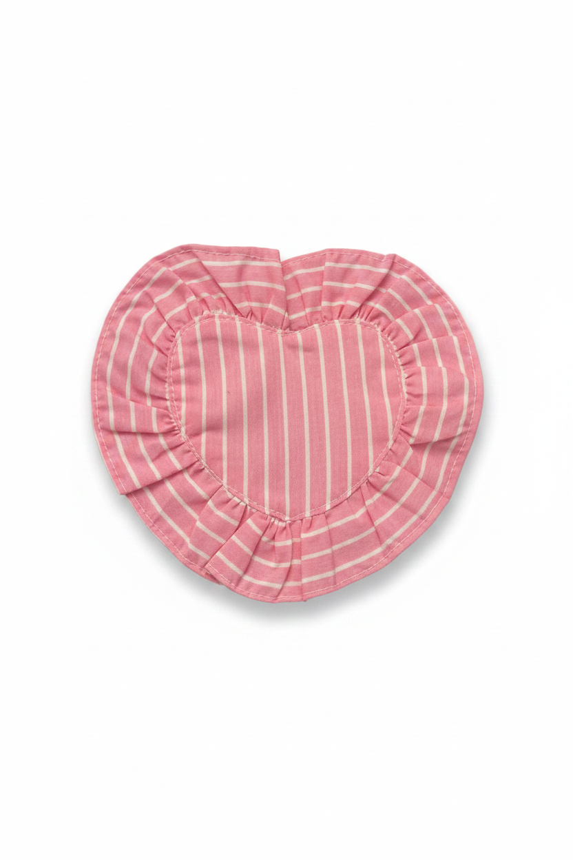 Ruffle Heart Coaster