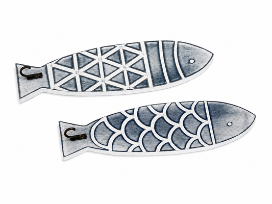 North Coastal Wooden Fish Wall Hooks
