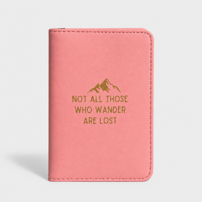 The Journey Passport Holder | Genuine Leather Passport Cover